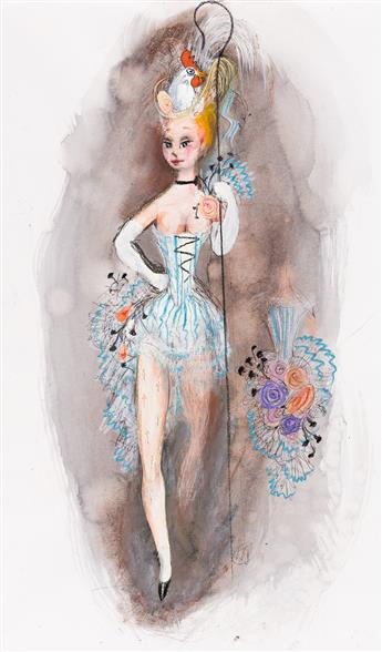 HAL GEORGE (1937-2005) Bella. Costume design for female dancer.